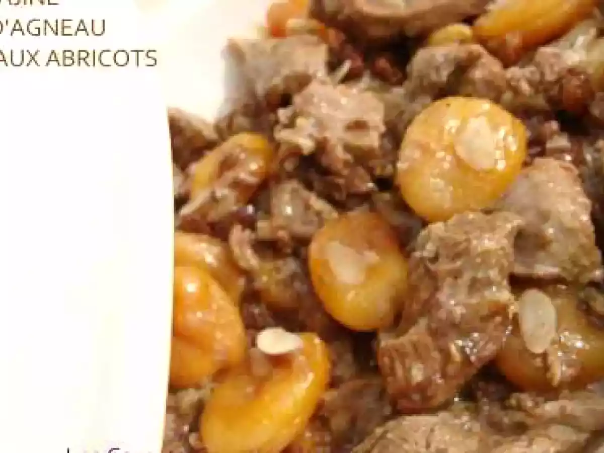 TAJINE D'AGNEAU AUX ABRICOTS