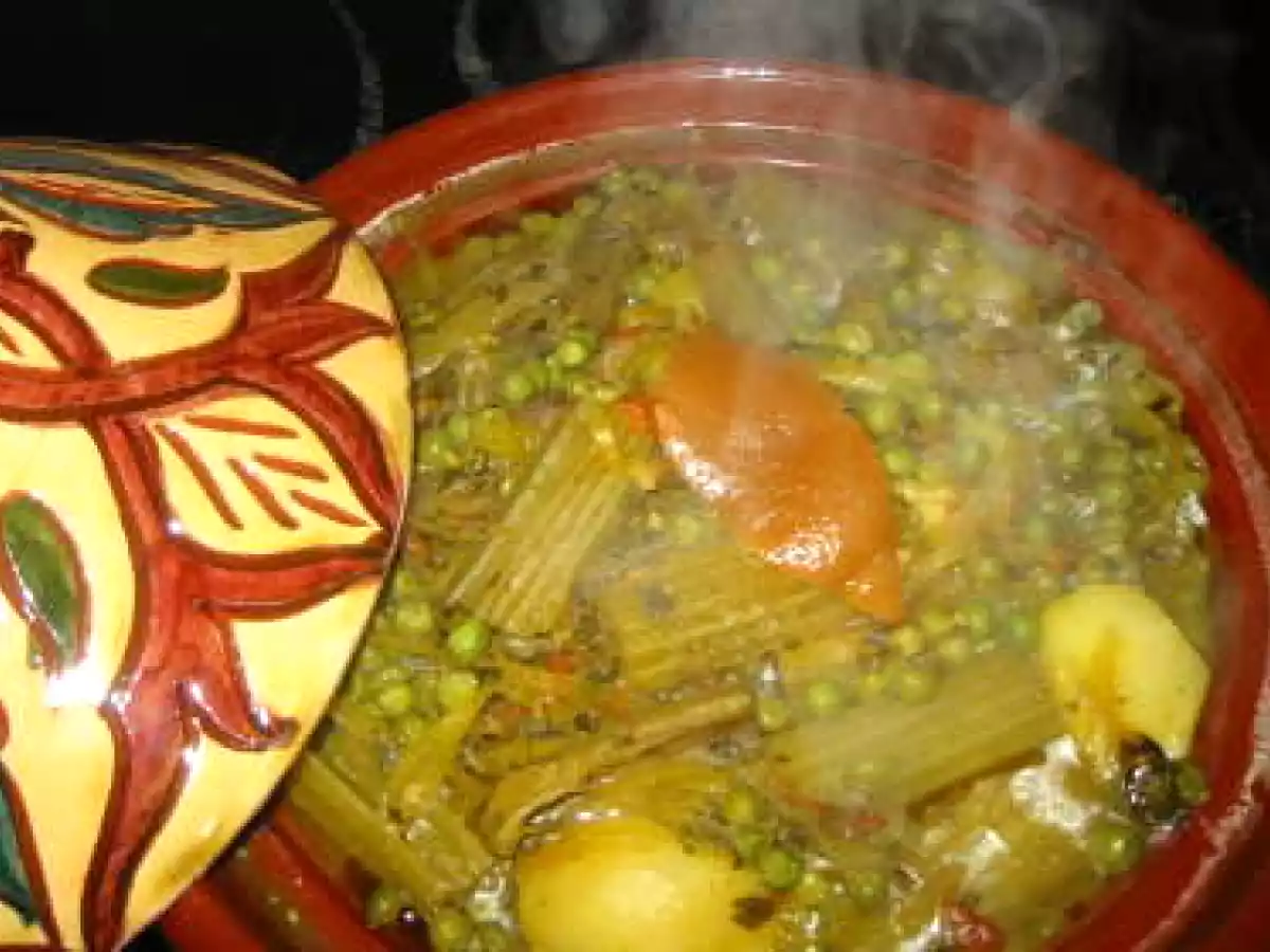 Tajine dagneau aux blettes