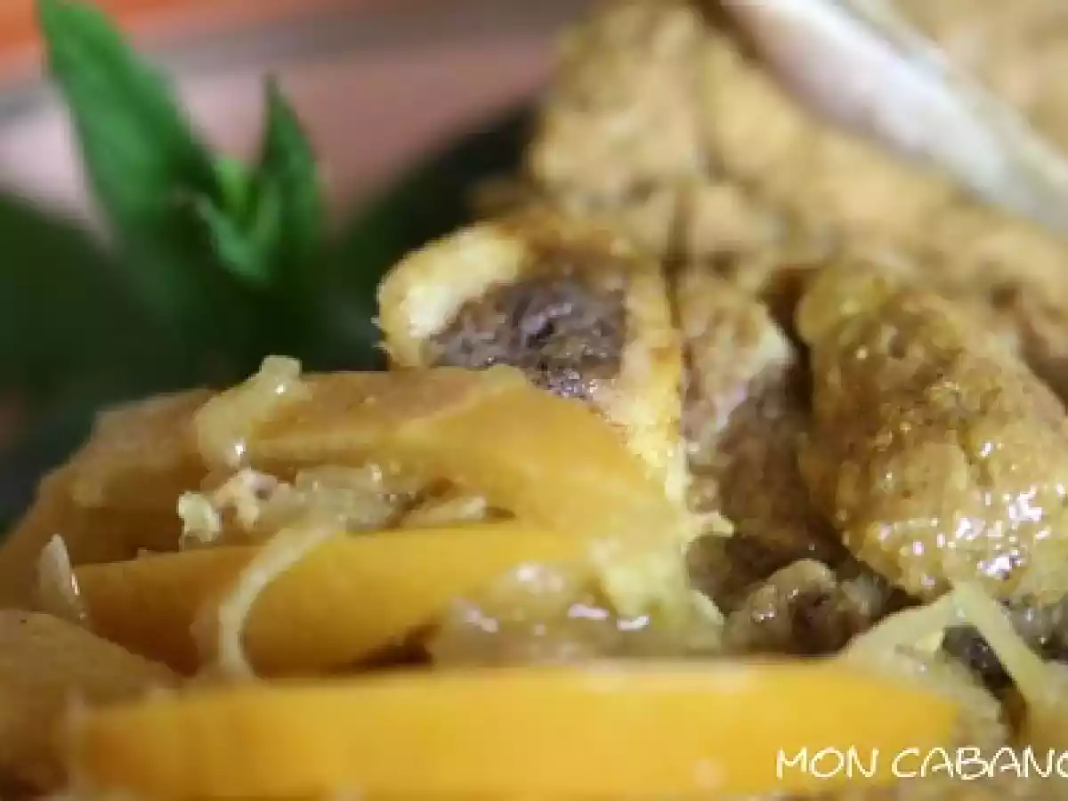 Tajine d'agneau aux citrons confits - photo 2