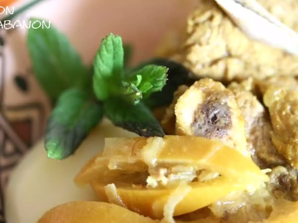 Tajine d'agneau aux citrons confits - photo 3