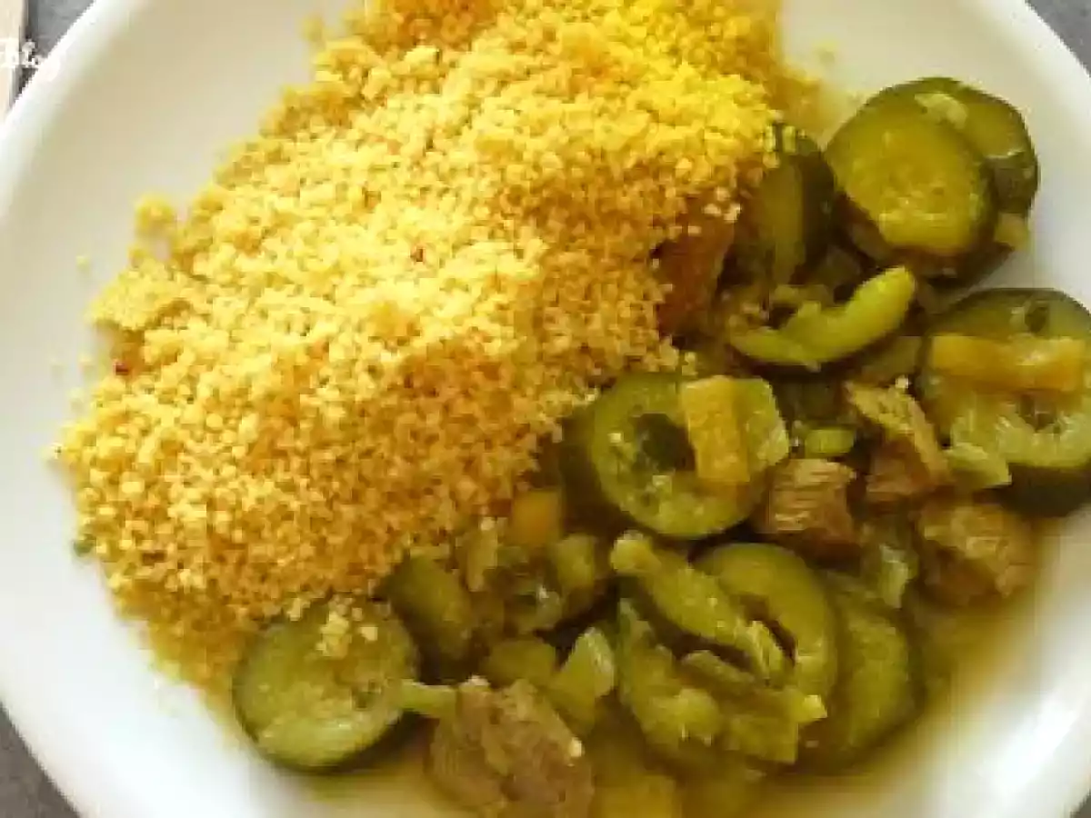 TAJINE D'AGNEAU AUX COURGETTES ET CITRON CONFIT