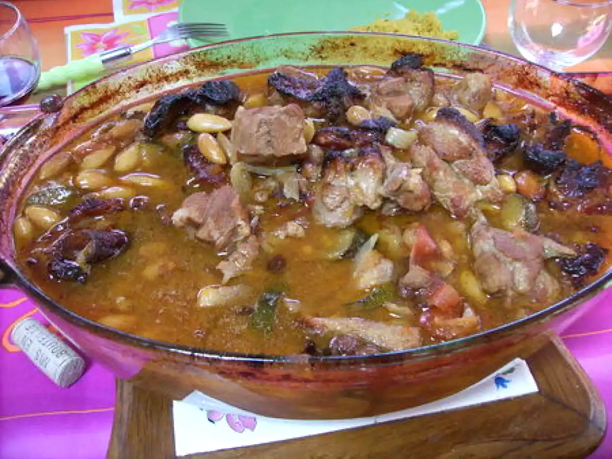 TAJINE D'AGNEAU AUX FRUITS SECS