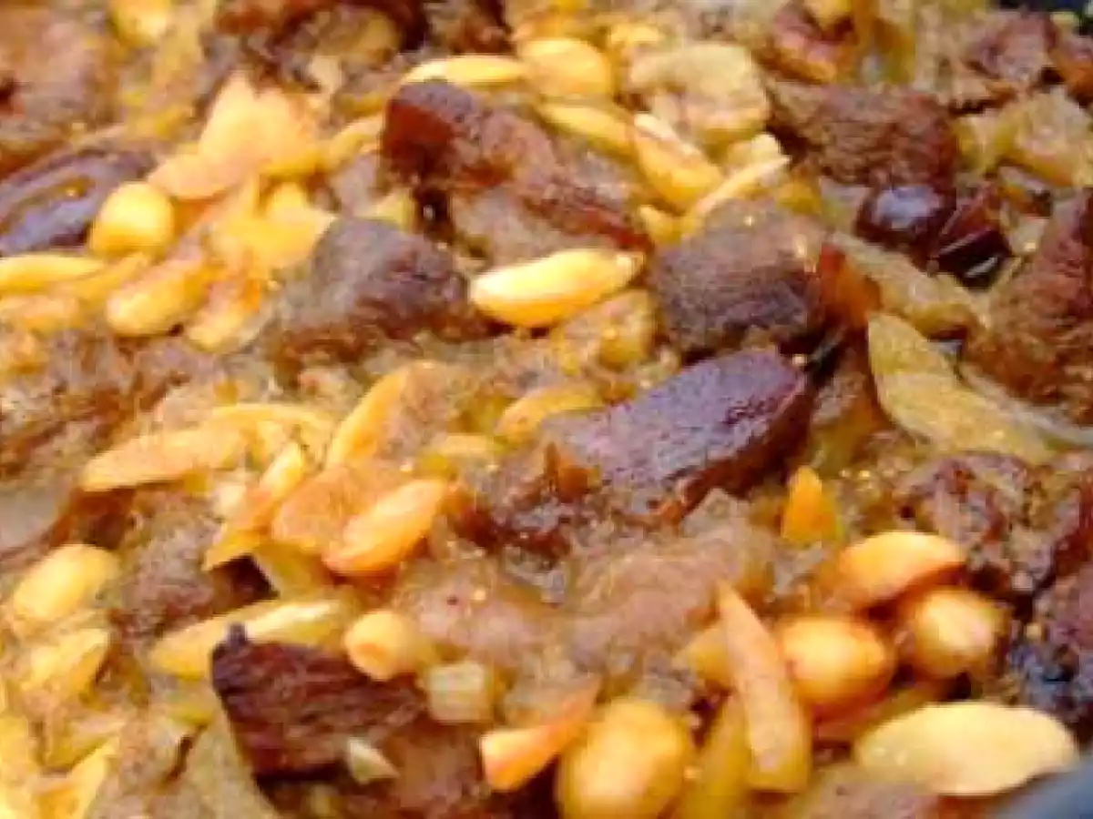 Tajine d'agneau aux fruits secs