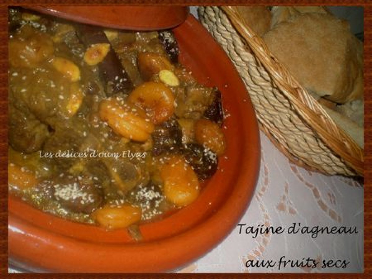 Tajine d'agneau aux fruits secs Recette Ptitchef