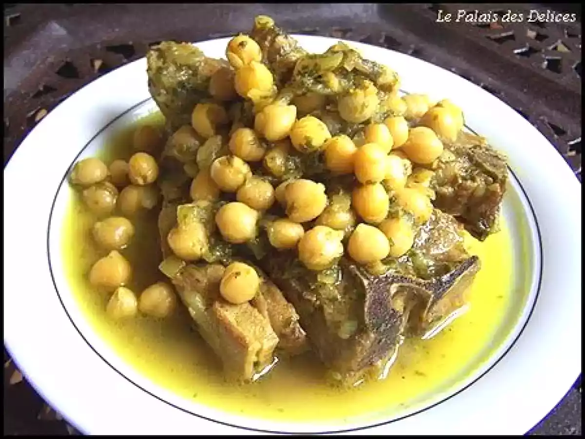 Tajine d'agneau aux pois chiches ( Maroc ) - photo 3