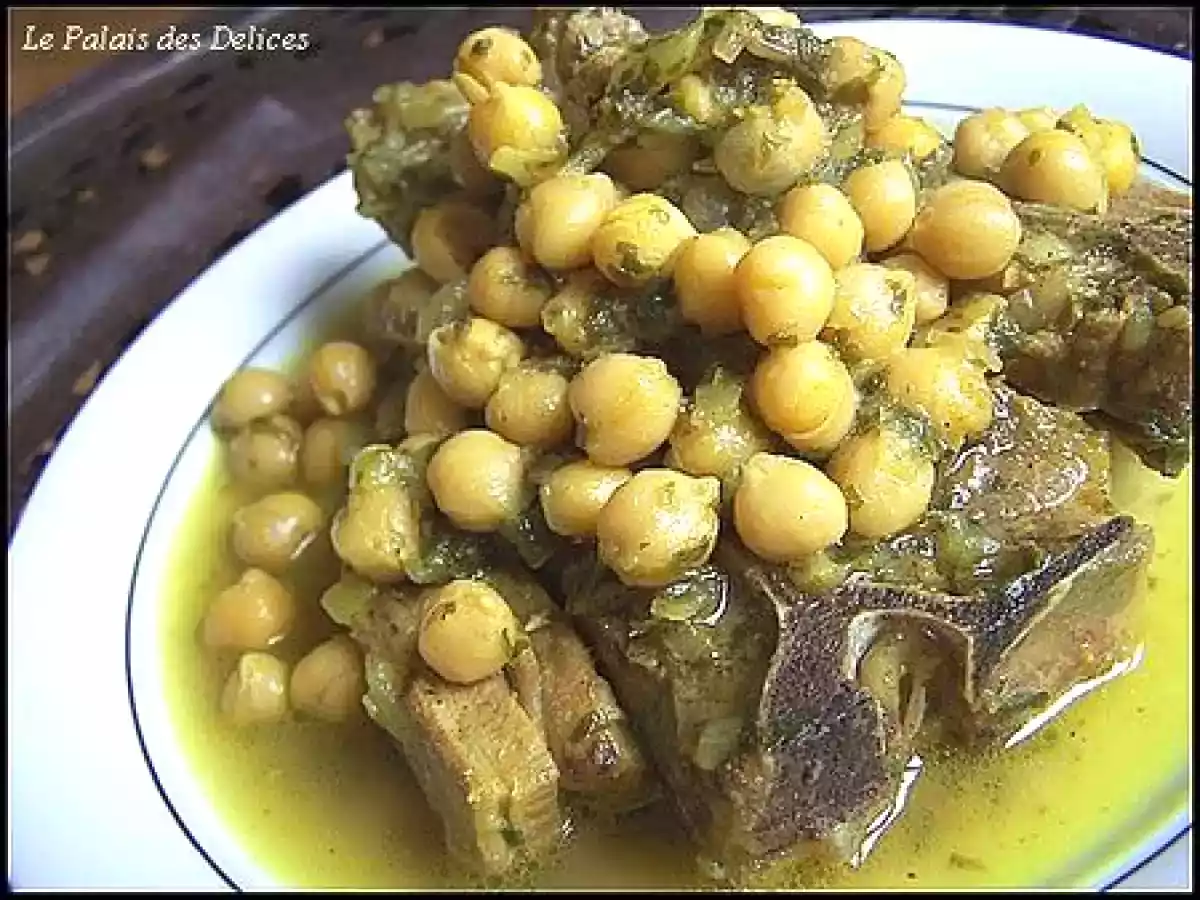 Tajine d'agneau aux pois chiches ( Maroc ) - photo 4