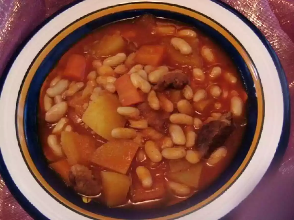 Tajine d'haricots blancs