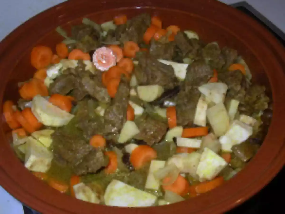 Tajine de boeuf aux légumes d?hiver