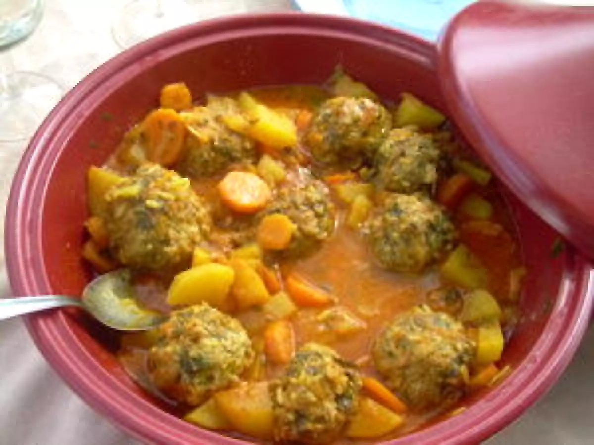 Tajine de boulettes de sardine