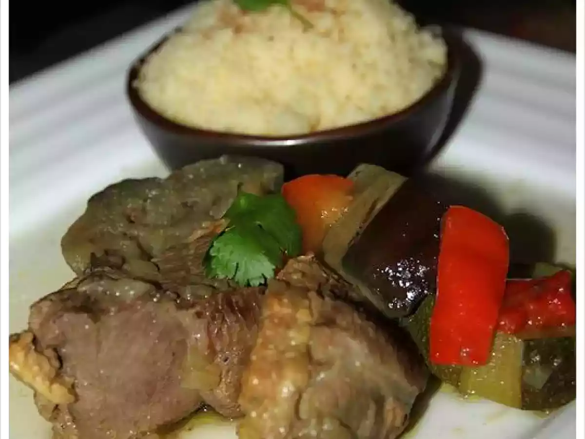 Tajine de canard aux légumes