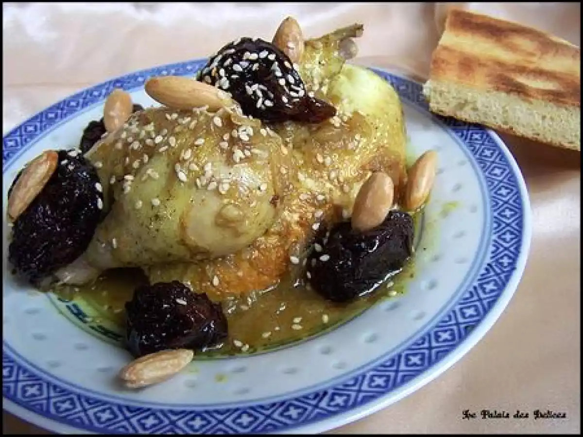 Tajine de coquelets aux pruneaux ( Maroc ) - photo 2
