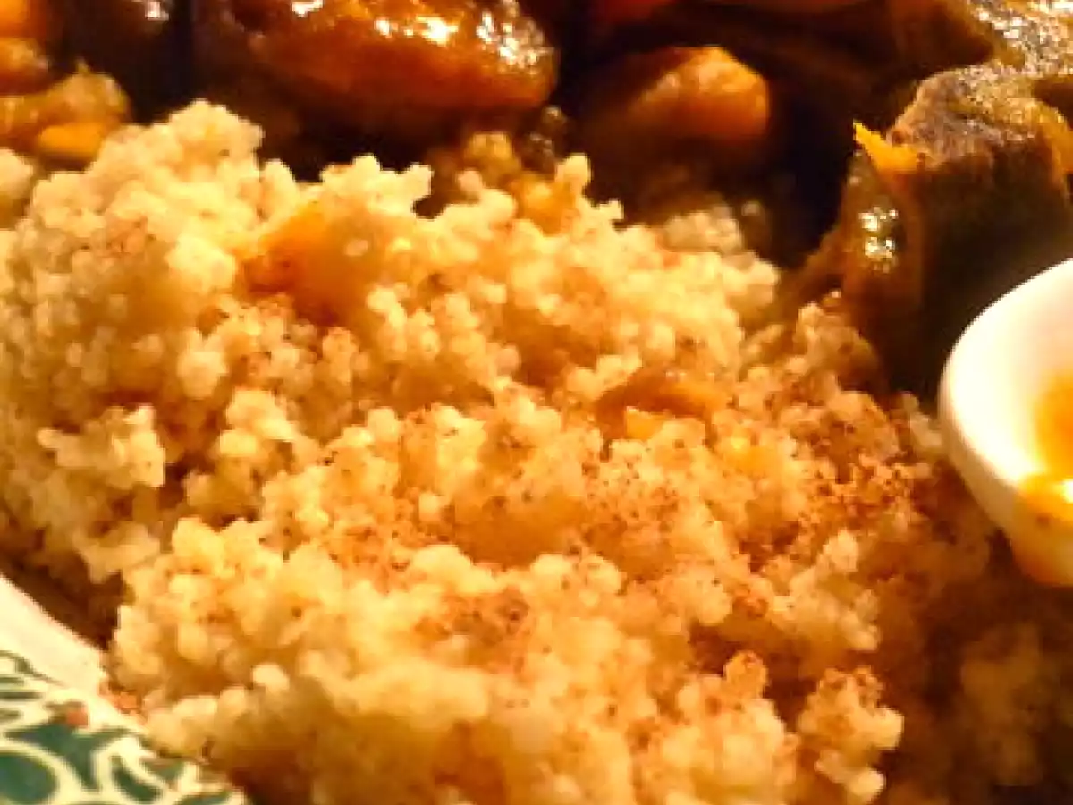 Tajine de côtes d'agneau au potimarron et aux châtaignes