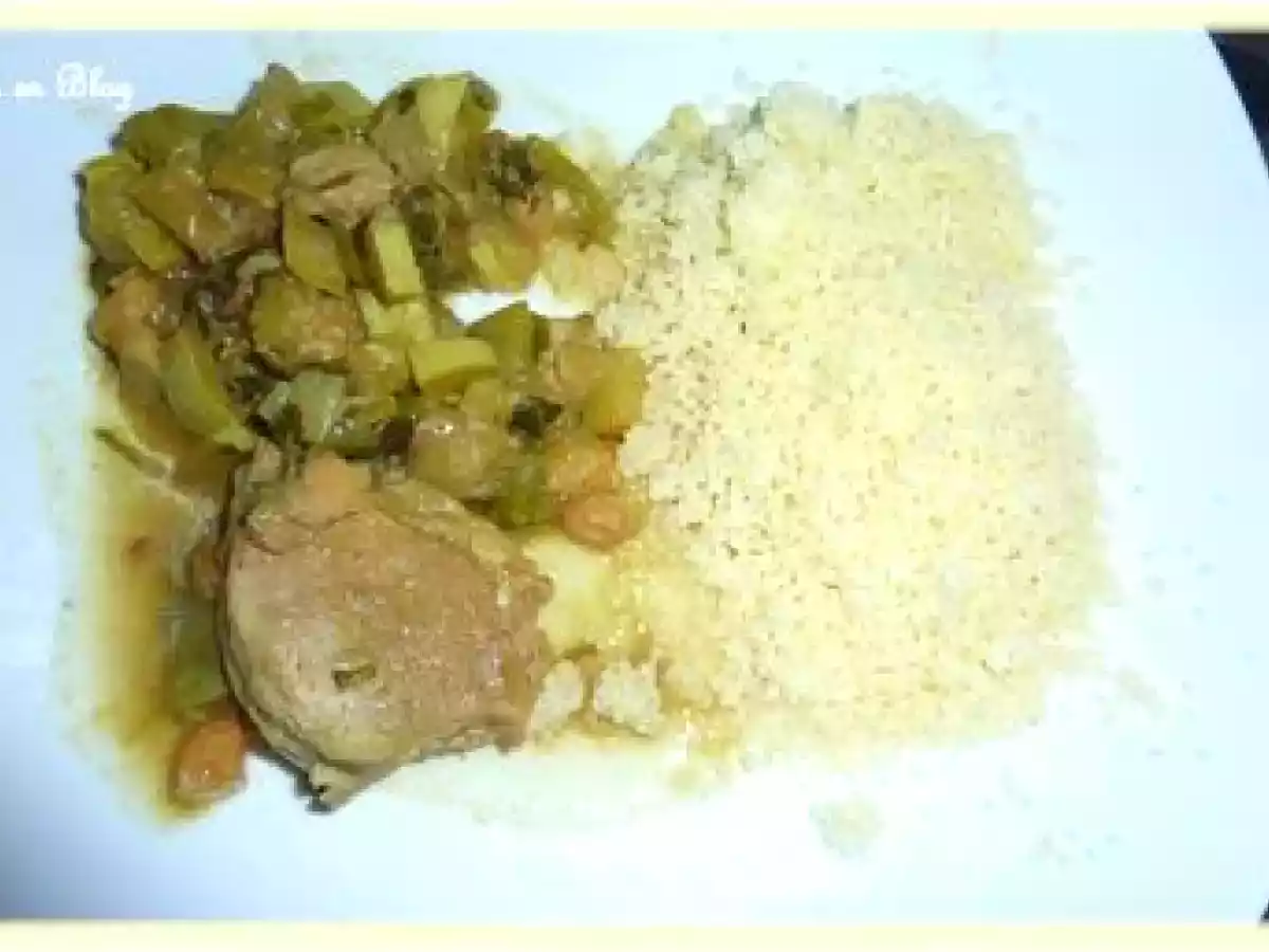 TAJINE DE FILET MIGNON AUX COURGETTES RAISINS