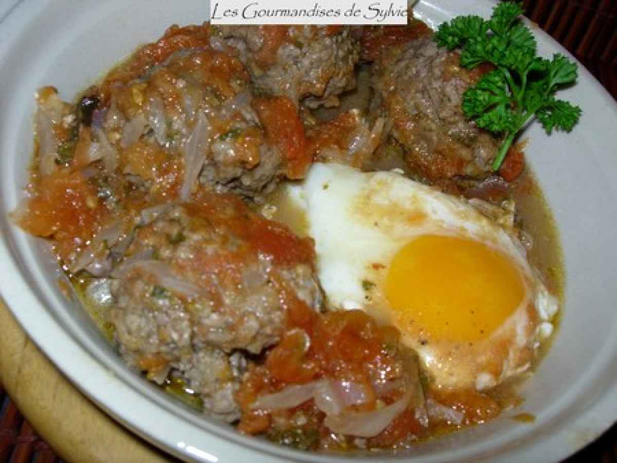 Tajine de kefta à l'oeuf, Recette Ptitchef