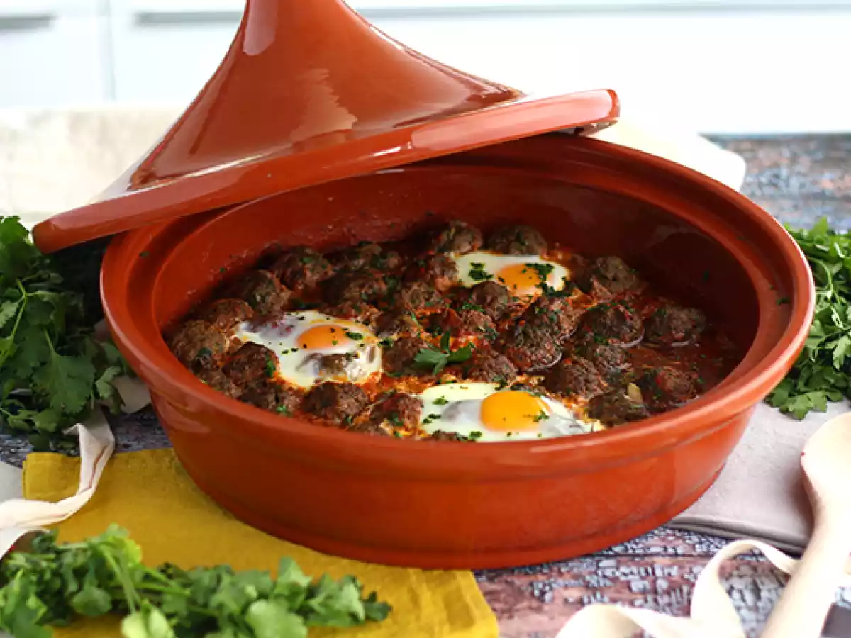 Tajine de kefta (boulettes de viande hachée aux épices et aux herbes) - photo 2