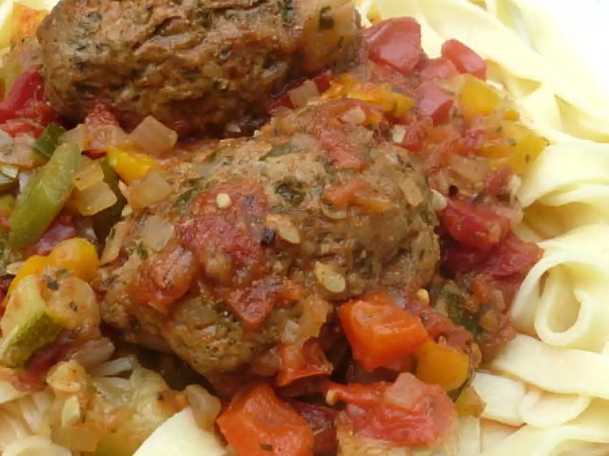 Tajine de keftas aux légumes
