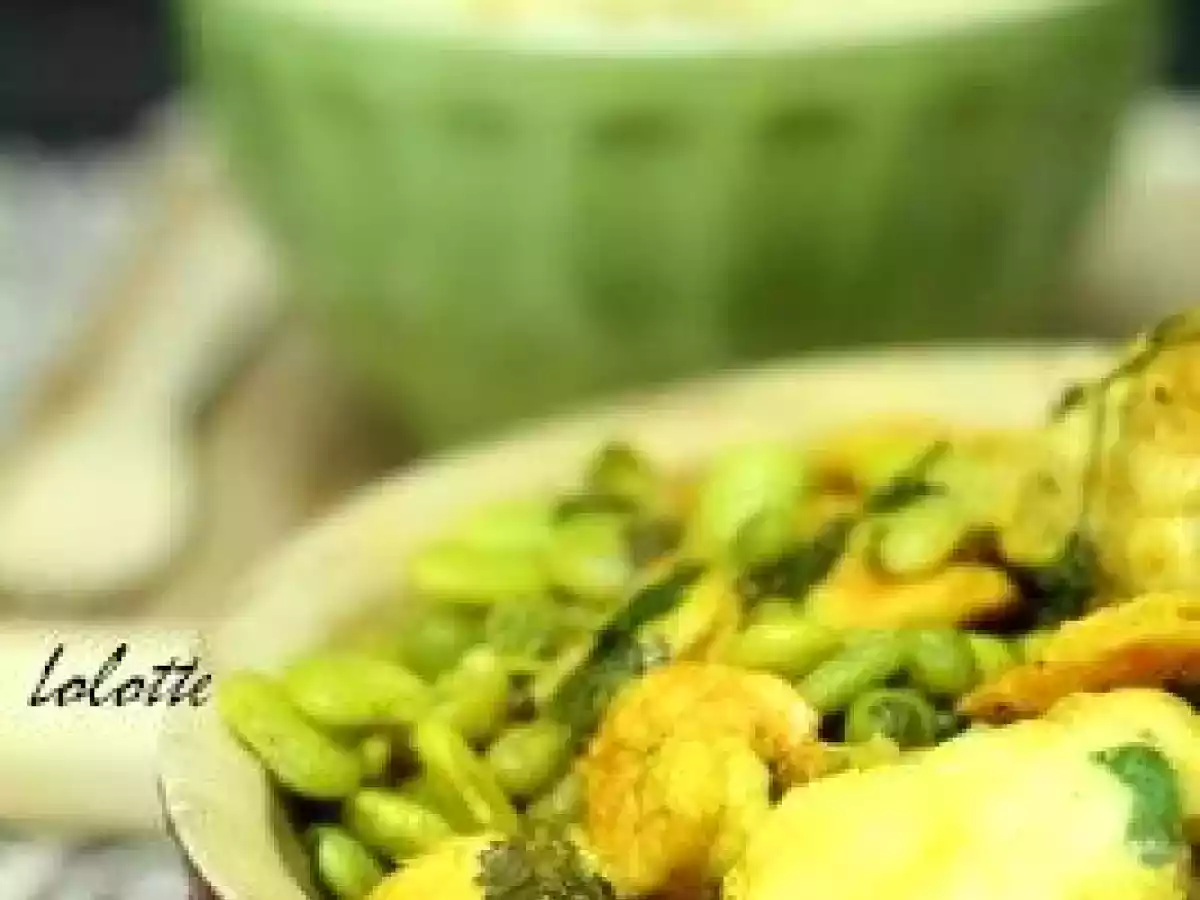 Tajine de lotte et crevettes aux légumes de printemps - photo 2