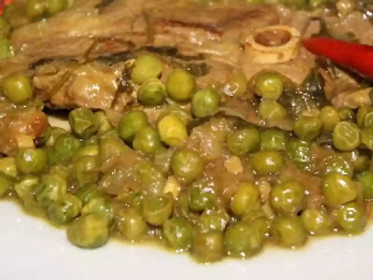Tajine de petits pois.