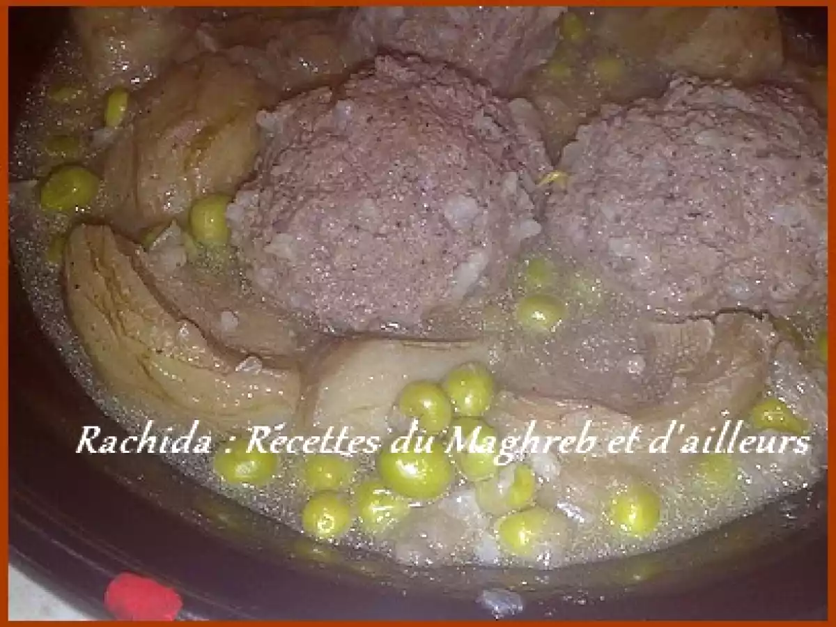 Tajine de petits-pois et artichauts