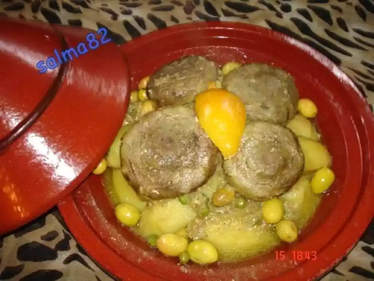 Tajine de petits pois et fond d'artichaut - photo 2