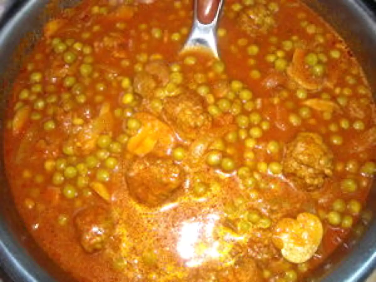 TAJINE DE PETITS POIS/CHAMPIGNONS