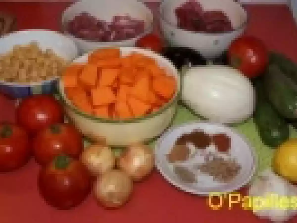 Tajine de potimarron et légumes de l?été - photo 2