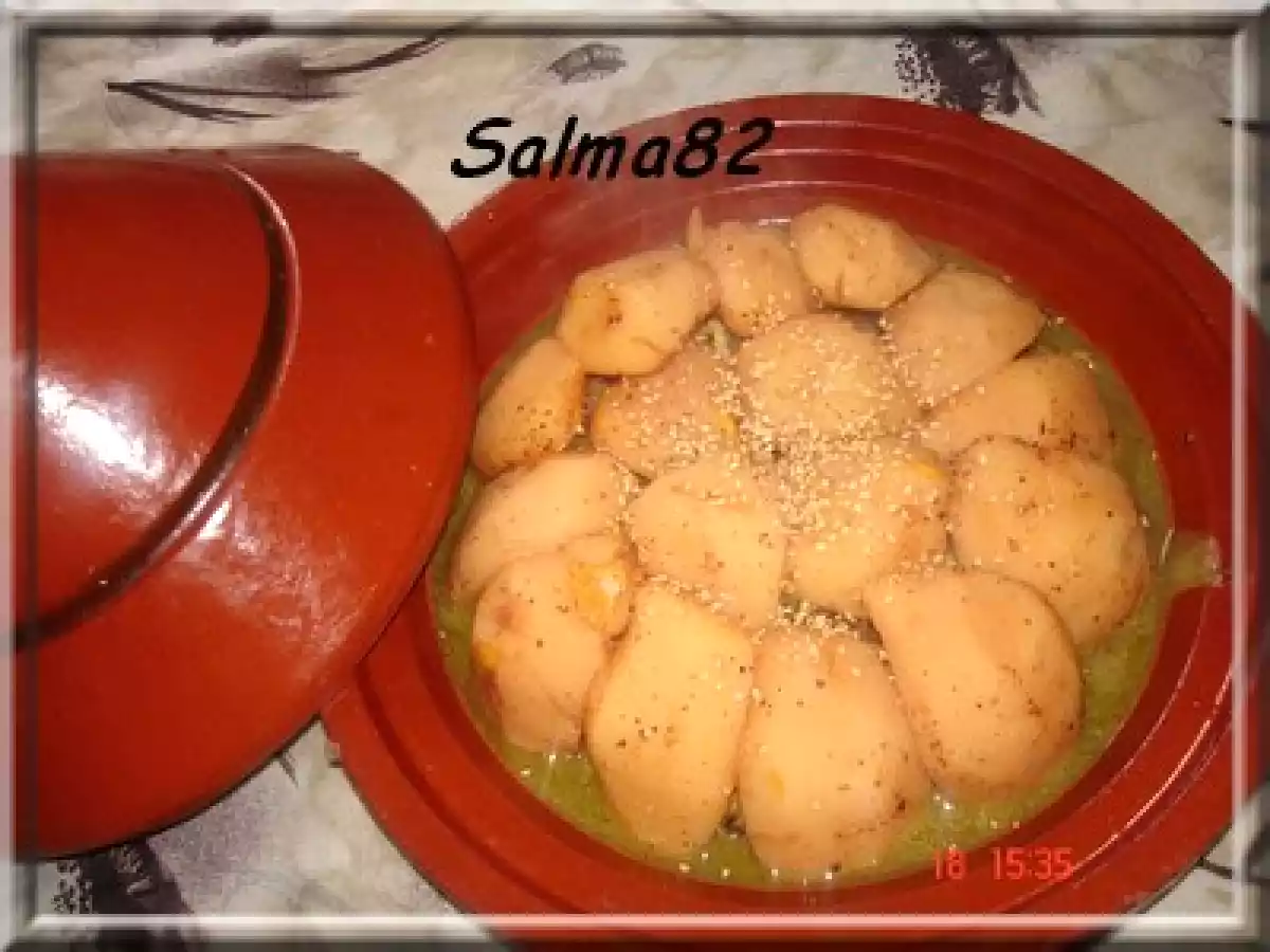 Tajine de poule aux coings caramélisés