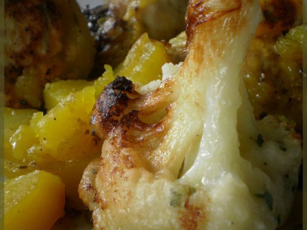 Tajine De Poulet Aux Beignets De Chou Fleur Recette Ptitchef