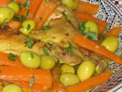 Tajine de poulet aux carottes - photo 2
