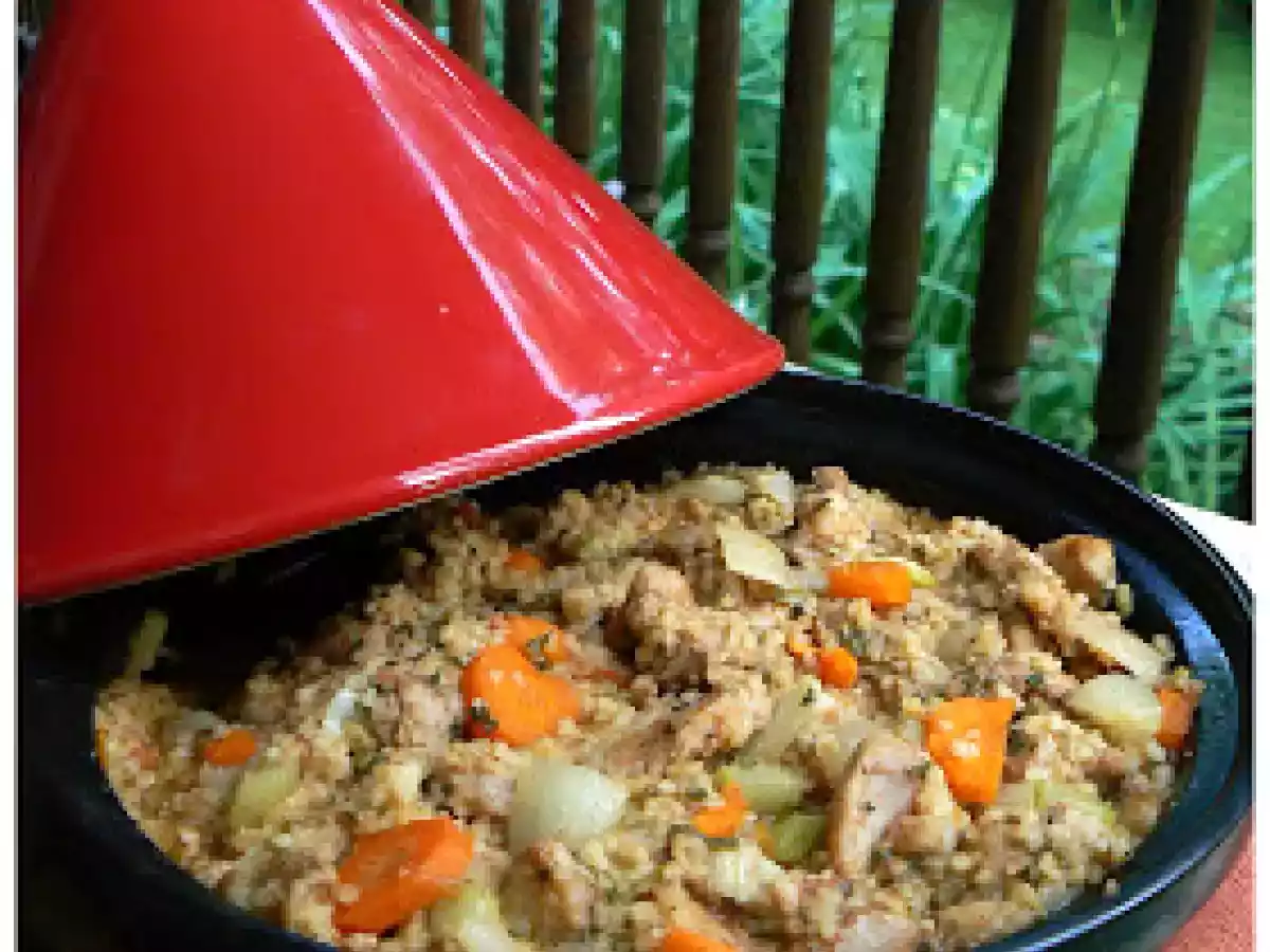 Tajine de poulet aux légumes à la marocaine