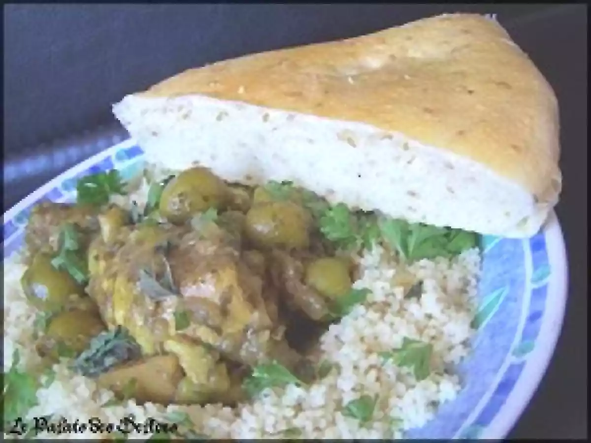 Tajine de poulet aux olives et citron confits ...