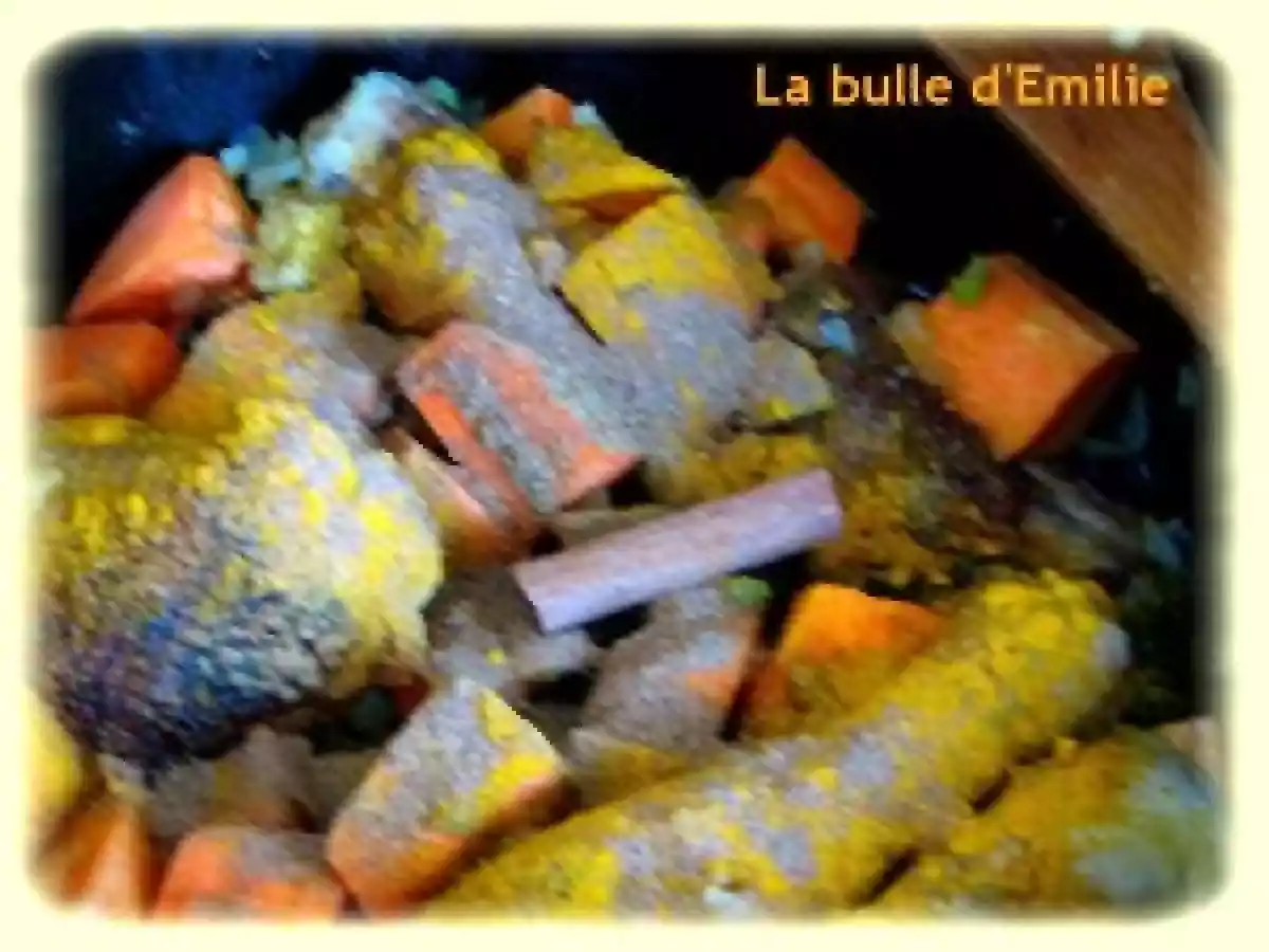 Tajine de poulet aux patates douces très très miam ! - photo 4