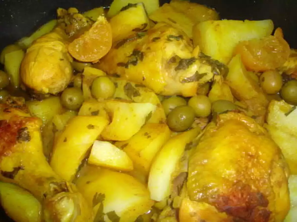 Tajine de poulet aux pommes de terre et citrons confits et ABC CHALLENGE 2010 - photo 2