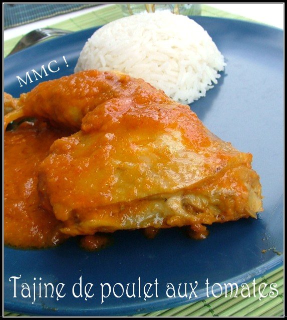 Tajine de poulet aux tomates confites Recette Ptitchef