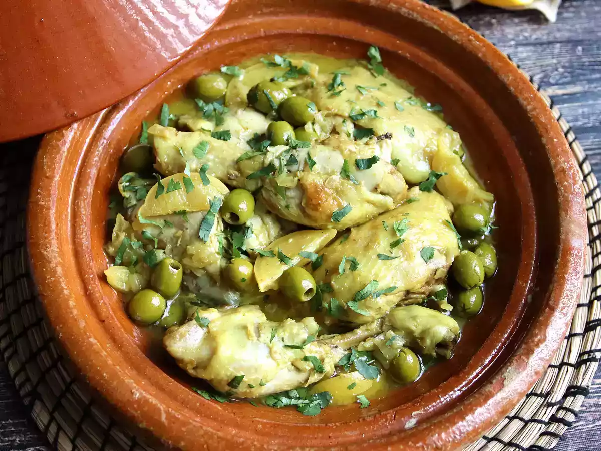 Tajine de poulet, citron et olives (hyper facile à faire !) - photo 3