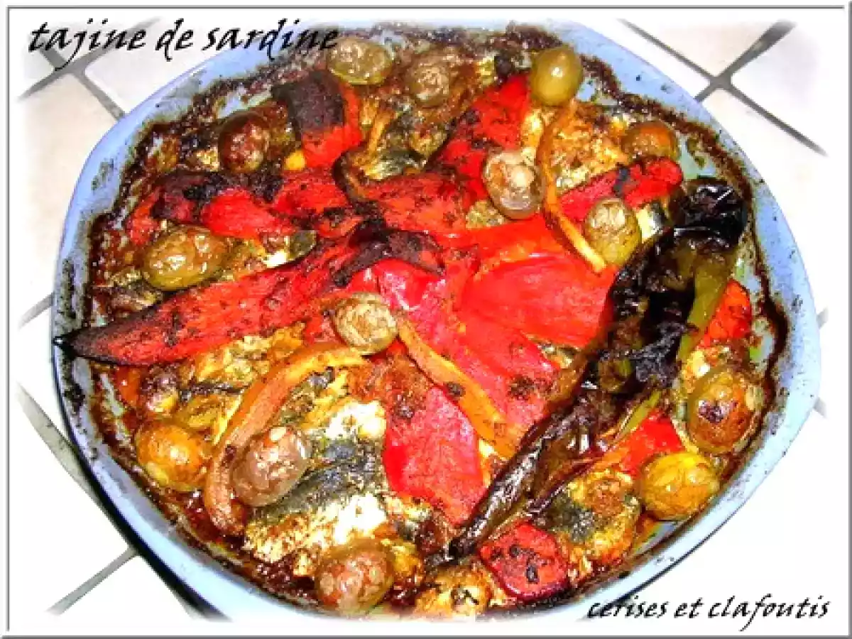 TAJINE DE SARDINES AU FOUR
