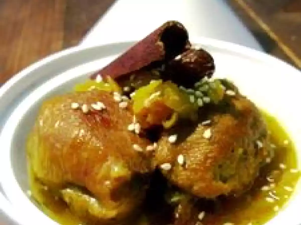 Tajine de sot l'y laisse aux raisins secs...