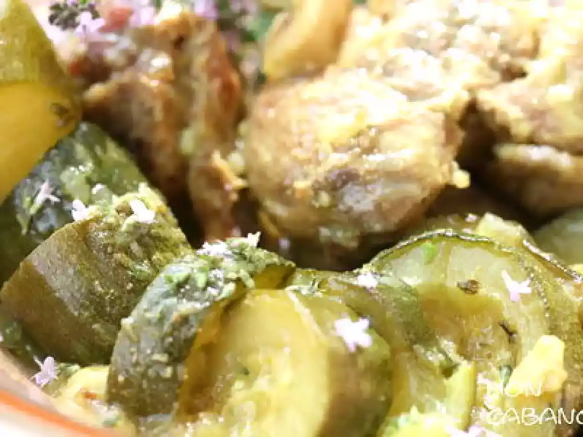 Tajine de veau aux courgettes et au thym frais - photo 2