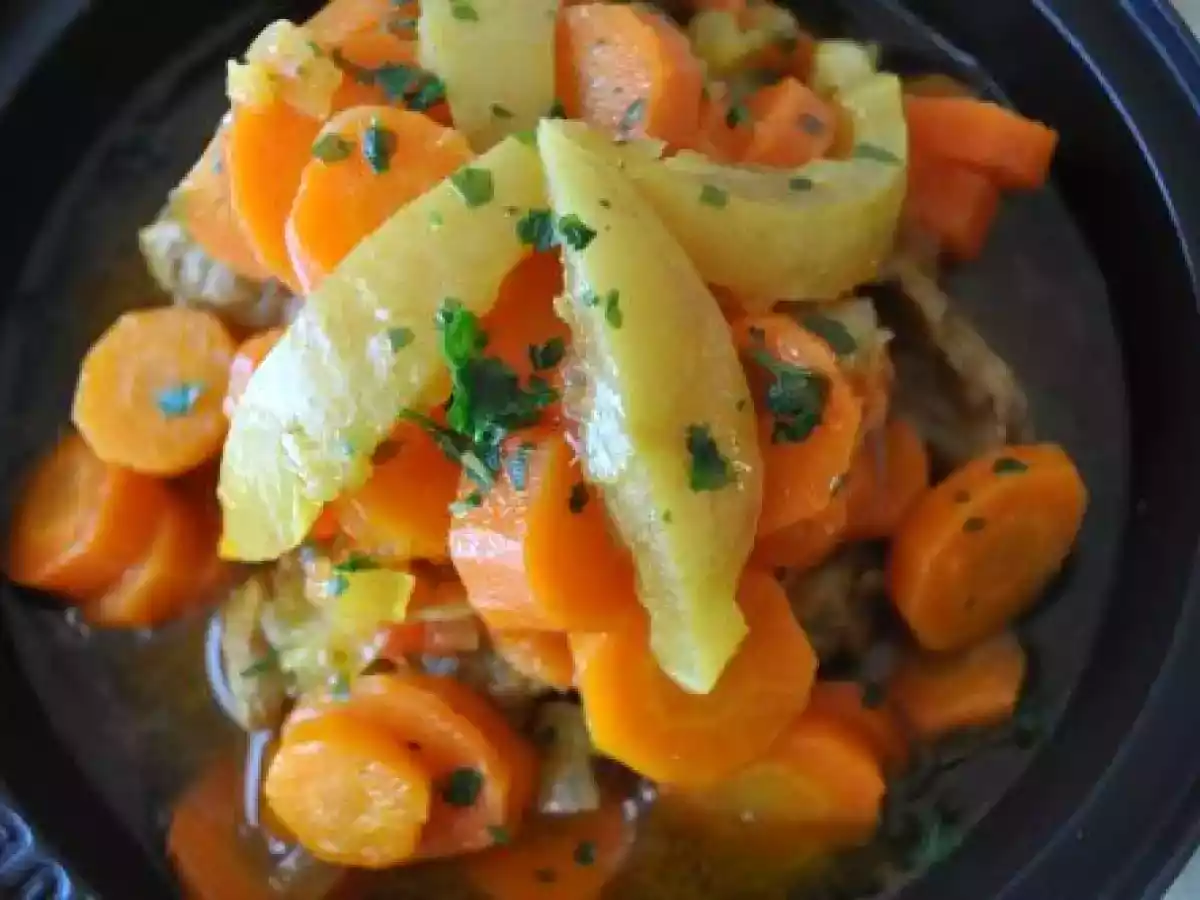 Tajine de Viande aux Carottes et citron confit - photo 2