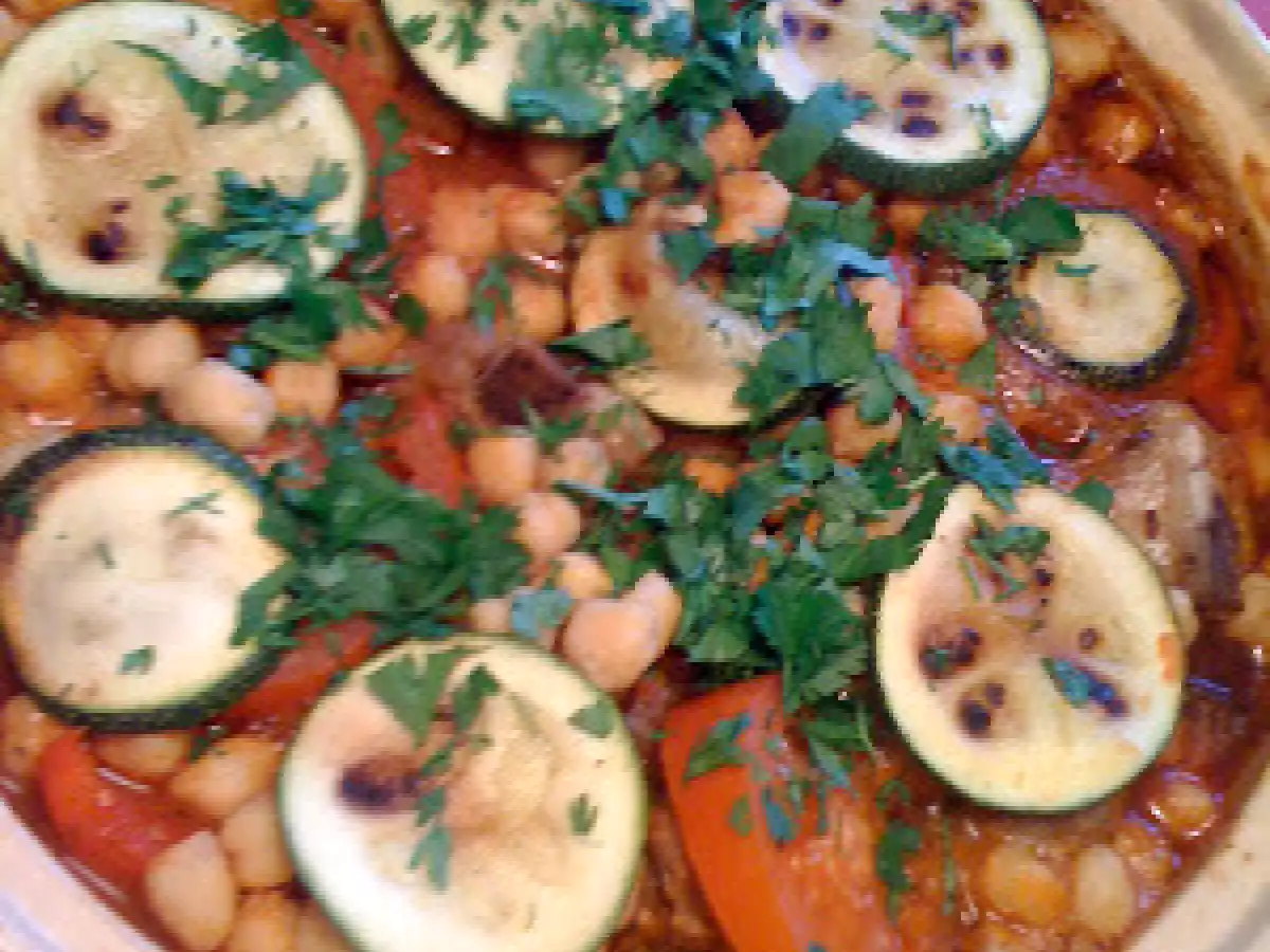 Tajine express à la Kefta et aux tomates