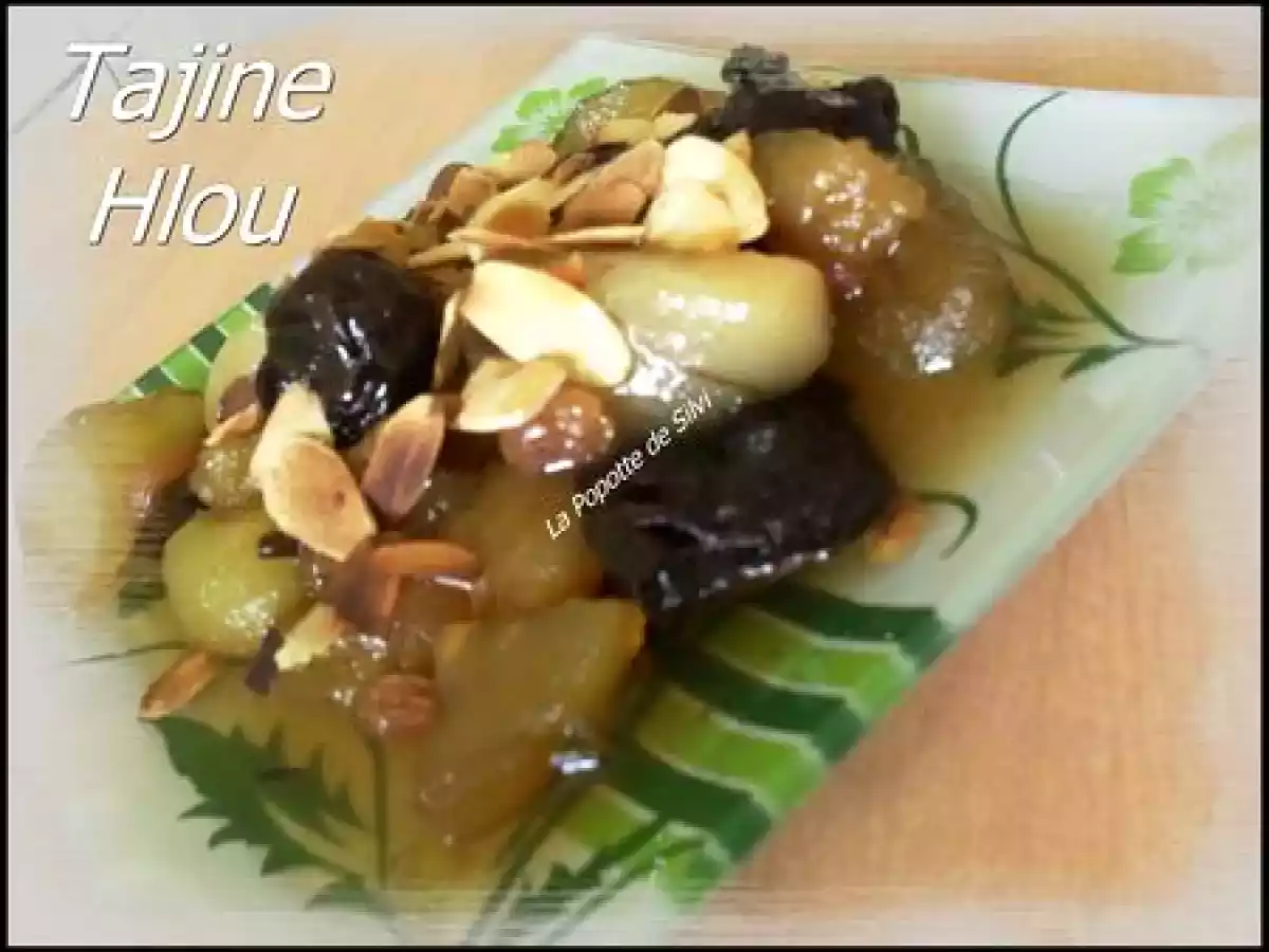 Tajine hlou sans viande