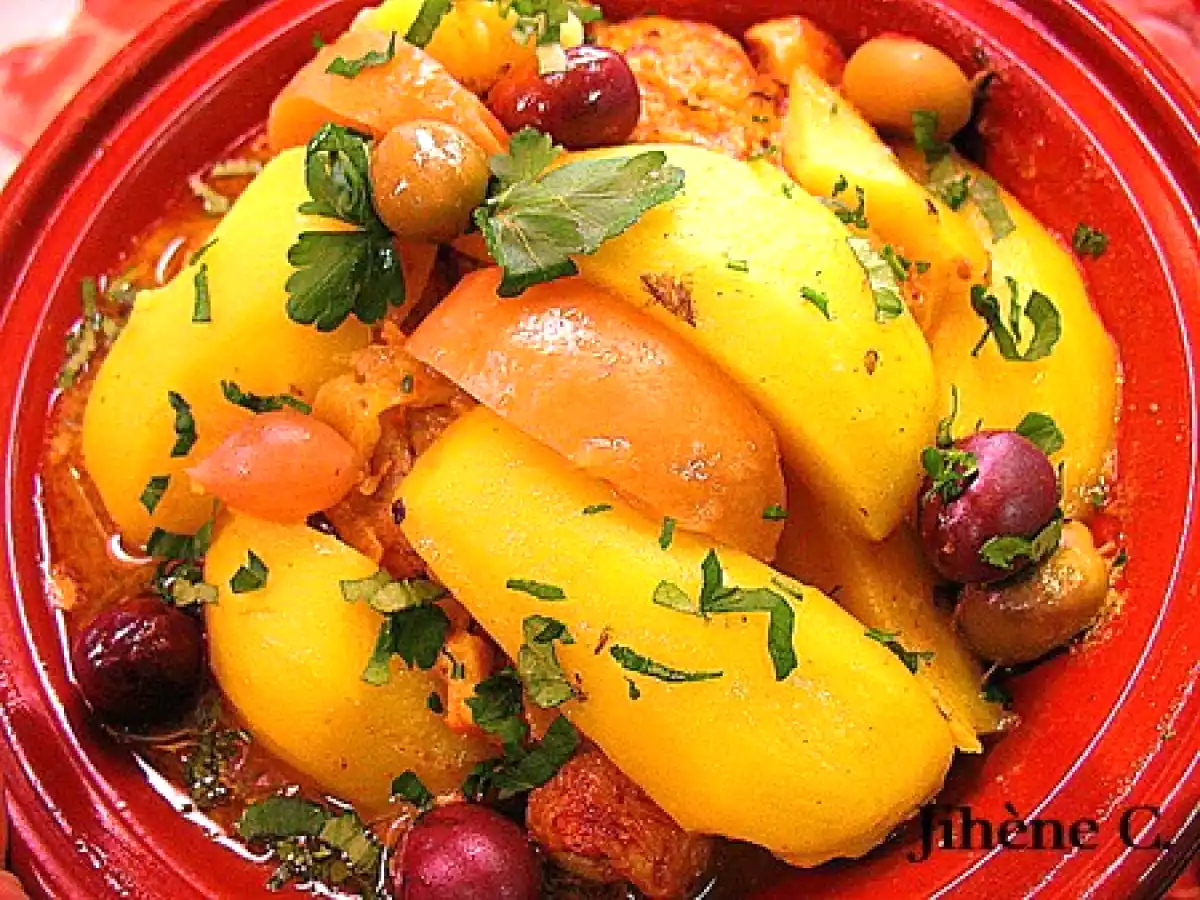 TAJINE POULET AUX OLIVES & CITRONS CONFITS manger ou ne pas manger avec les doigts