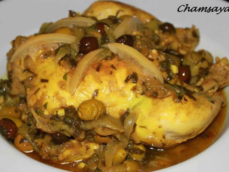 Tajine poulet, olives et citron confit - photo 3