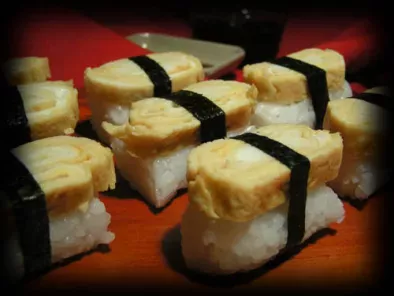 Tamago yaki... ou nigiri sushi à l'omelette feuilletée japonaise !, photo 2