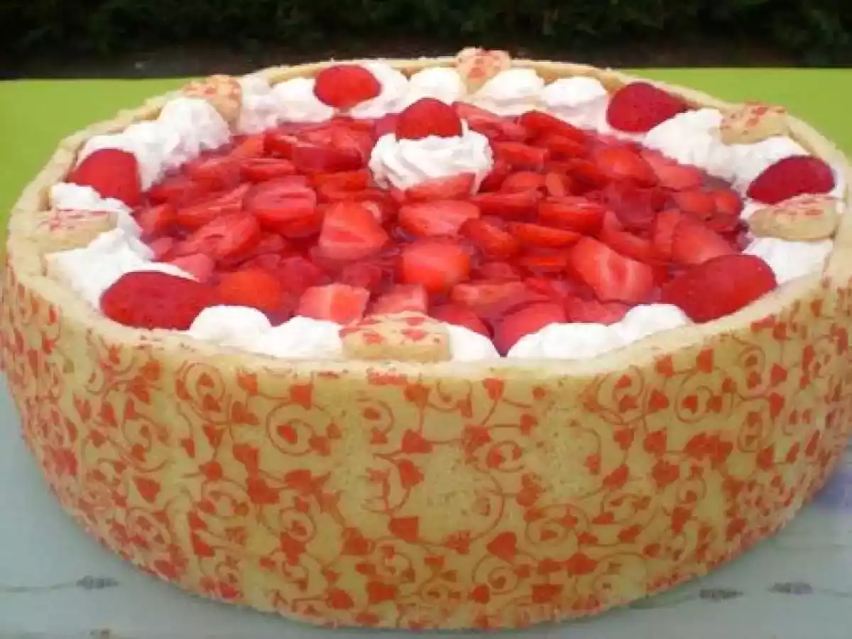 TAMBOURIN AUX FRAISES