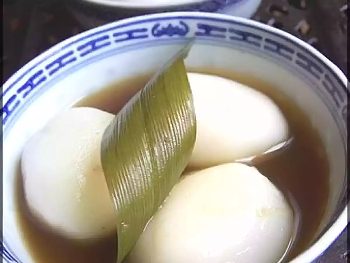 Tang-yuan (Glutinous Rice Ball, Black Sesame filling) - photo 2
