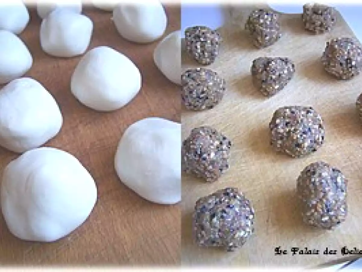 Tang-yuan (Glutinous Rice Ball, Black Sesame filling) - photo 4