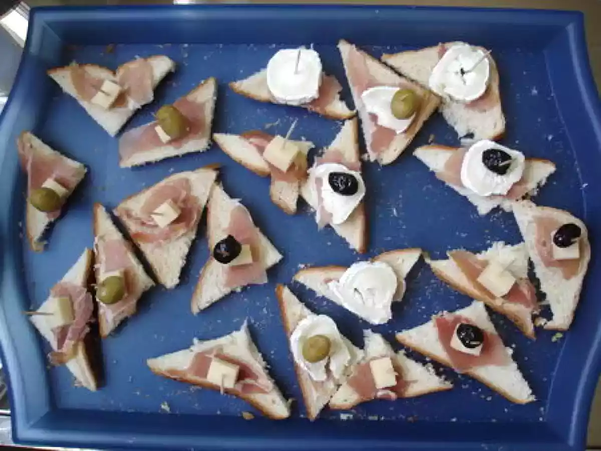 Tapas au jambon fumé