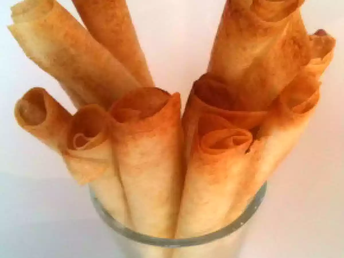 Tapas - Roulés de brandade aux herbes