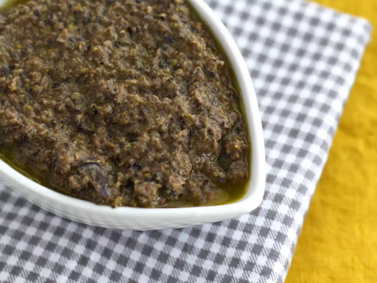 Tapenade rapide aux olives noires - photo 4